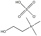 (2-hydroxyethyl)trimethylammonium hydrogen sulfate|(2-羟乙基)三甲基硫酸氢铵