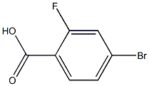 2-fluoro-4-bromobenzoic acid Structure