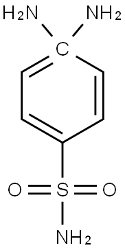 4,4-二氨基苯磺酰胺, , 结构式