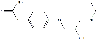 Atenolol tablets 化学構造式