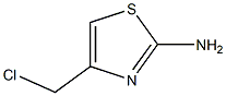 2-氨基-4-氯甲基噻唑,,结构式