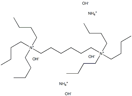正己烷-1,6-二(三丁基铵基)氢氧化二铵, , 结构式