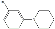 3-(N-哌啶基)溴苯,,结构式