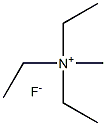 甲基三乙基氟化铵, , 结构式