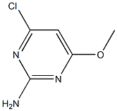 2-amino-4-chloro-6-methoxy-pyrimidine Structure