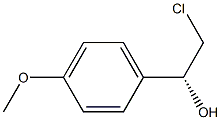 (R)-2-氯-1(4-甲氧基苯基)乙醇, , 结构式