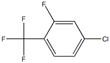 4-氯-2-氟三氟甲苯 结构式