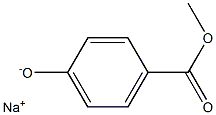 尼泊金甲酯钠盐,,结构式
