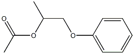 Propylene glycol phenyl ether acetate 化学構造式