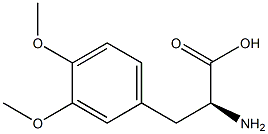S-3,4-dimethoxyphenylalanine Struktur