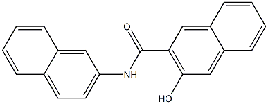 2-hydroxy-3-naphthoyl-2-naphthylamine Structure
