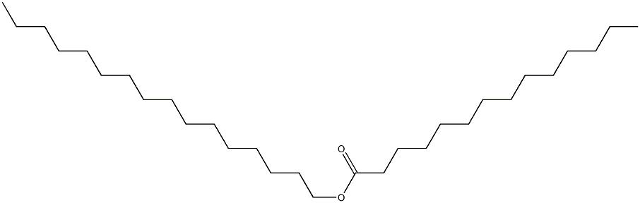 肉豆蔻酸十六烷酯 结构式