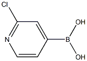 2-chloro-4-pyridineboronic acid 化学構造式