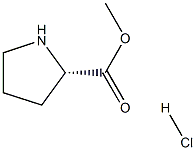 Proline methyl ester hydrochloride 化学構造式