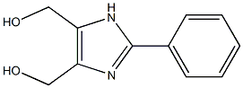 4,5-Dimethylol-2-phenylimidazole Struktur