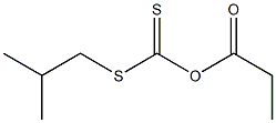 Isobutyl xanthate ethyl formate Structure