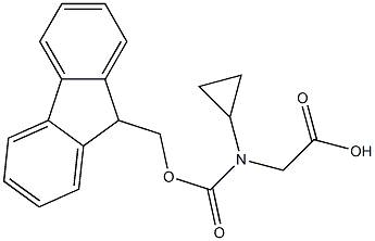 FMOC-L-cyclopropylglycine Structure