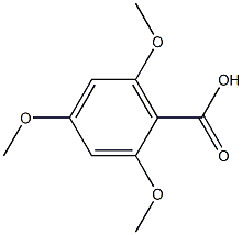 2,4,6-三甲氧苯甲酸 结构式