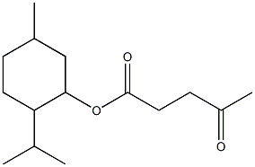 2-isopropyl-5-methylcyclohexyl 4-oxopentanoate 化学構造式