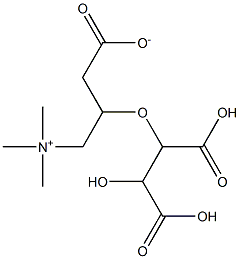 Tartrate L-carnitine 化学構造式