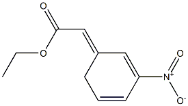 Ethyl 3-nitrophenylideneacetate Struktur