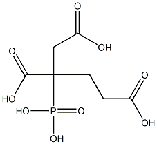 2-膦酸基-1,2,4-三羧酸丁烷 结构式