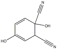 二氰二氯氢醌, , 结构式