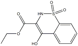 ETHYL 4-HYDROXY-2H-1,2-BENZOTHIAZINE-3-CARBOXYLATE 1,1-DIOXIDE Struktur