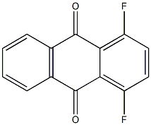 1,4-Difluoroanthracene-9,10-dione 结构式