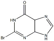 2-BROMO-4,9-DIHYDRO-1H-PURIN-6(5H)-ONE,,结构式