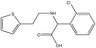 2-(2-CHLOROPHENYL)-2-(2-(THIOPHEN-2-YL)ETHYLAMINO)ACETICACID