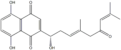 B,B-DIMETHYLACRYLALKANNIN Structure