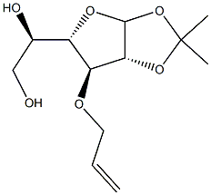 3-O-Allyl-1,2-O-isopropylidene-D-galactofuranose Structure