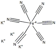 POTASSIUMFERROCYANIDE,10%(W/V)AQUEOUSSOLUTION 结构式