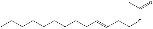 CIS,TRANS-3-TRIDECENYL ACETATE Structure