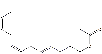 TRANS-CIS,CIS-4,7,10-TRIDECATRIENYL ACETATE 结构式