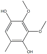 2-3-dimethoxy-5-methyl p-benzenediol Struktur