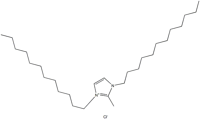 1,3-Didodecyl-2-methyl-1H-imidazol-3-iumchloride,,结构式