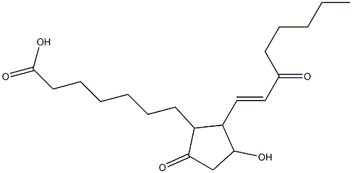 7-[3-hydroxy-5-oxo-2-(3-oxooct-1-enyl)cyclopentyl]heptanoic acid|