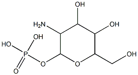 [3-amino-4,5-dihydroxy-6-(hydroxymethyl)oxan-2-yl]oxyphosphonic acid Structure