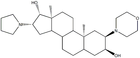 (2R,3S,10S,13S,16S,17R)-10,13-dimethyl-2-morpholino-16-(pyrrolidin-1-yl)-hexadecahydro-1H-cyclopenta[a]phenanthrene-3,17-diol