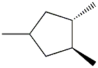 1a,2b,4a-1,2,4-Trimethylcyclopentane. 结构式