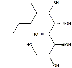 1-S-Hexyl-1-thio-d-galactitol Structure