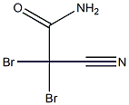 2,2-dibromo-3-nitrilpropionamide 化学構造式