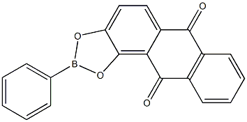 2-Phenylanthra[1,2-d][1,3,2]dioxaborole-6,11-dione,,结构式
