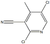 3-cyano-dichloro-4-methylpyridine,,结构式