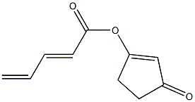  3-Oxo-1-cyclopenten-1-yl (2E)-2,4-pentadienoate