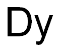 Dysprosium atomic absorption standard solution, 1 mg/ml Dy in 2% HNO3 Structure