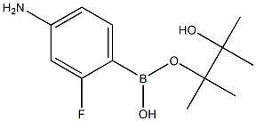 4-Amino-2-fluorobenzeneboronic acid, pinacol ester Structure