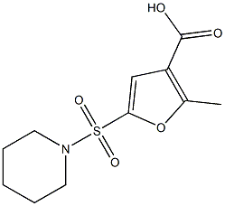  2-Methyl-5-(piperidin-1-ylsulphonyl)furan-3-carboxylic acid 95%